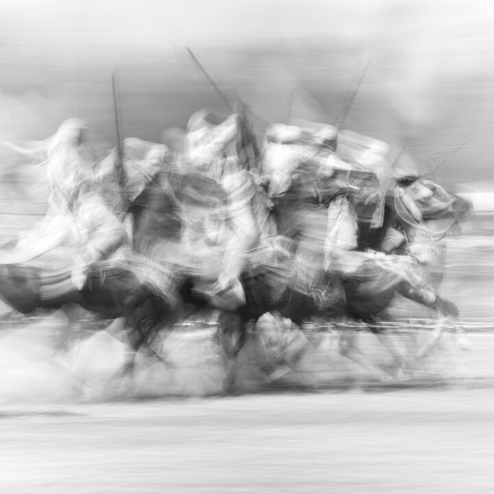 Fantasia Horse Festival in Morocco II 摄影, 27.6x27.6 in