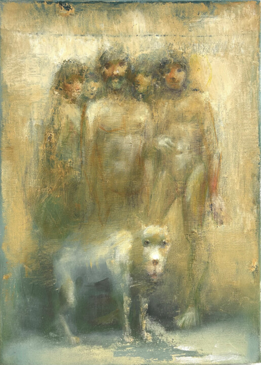 绘画,  18.1x13 in 