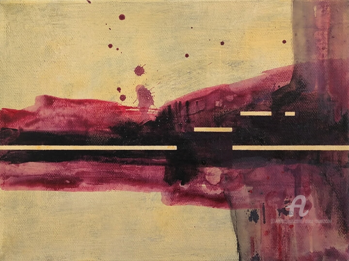 「Sequences 25」というタイトルの絵画 Alex Munzoneによって, オリジナルのアートワーク, アクリル