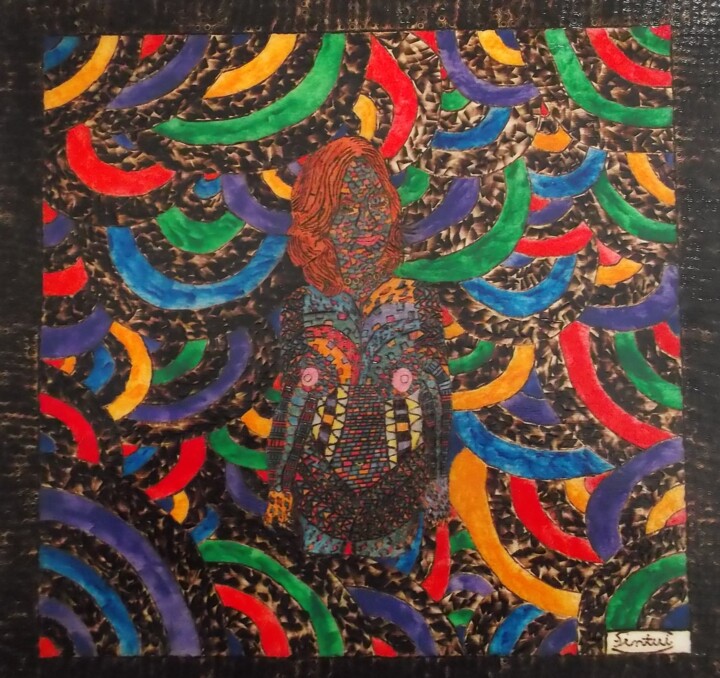 Hint of temptation 绘画, 20x20 in