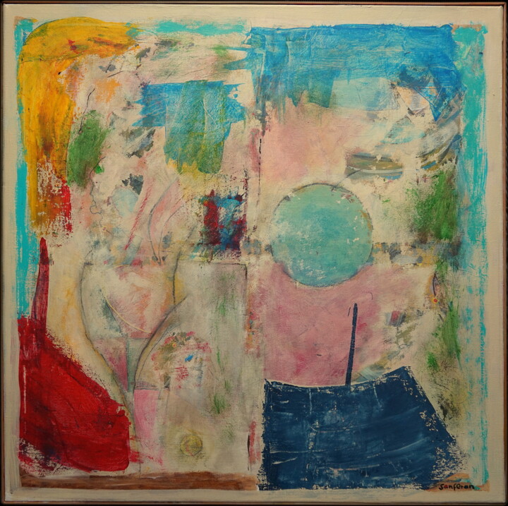 Nackt 绘画, 31.5x31.5 in