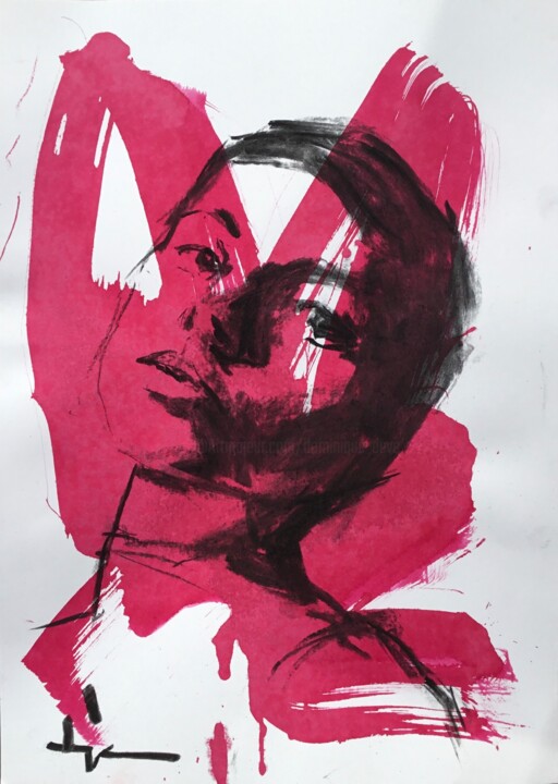 Encre Rose 图画, 11.4x8.3 in