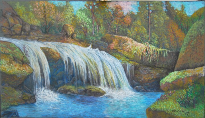Drawing titled "39PA" by Ari Reinikainen, Original Artwork, Pastel