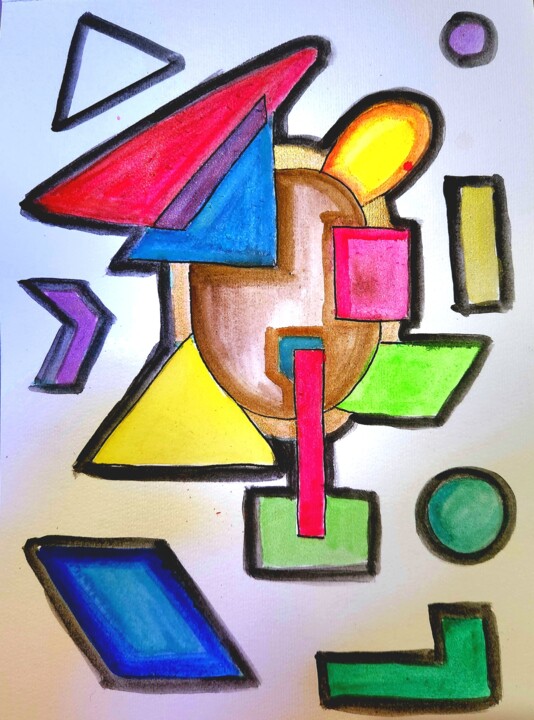 Similar but Different 绘画, 15x11 in