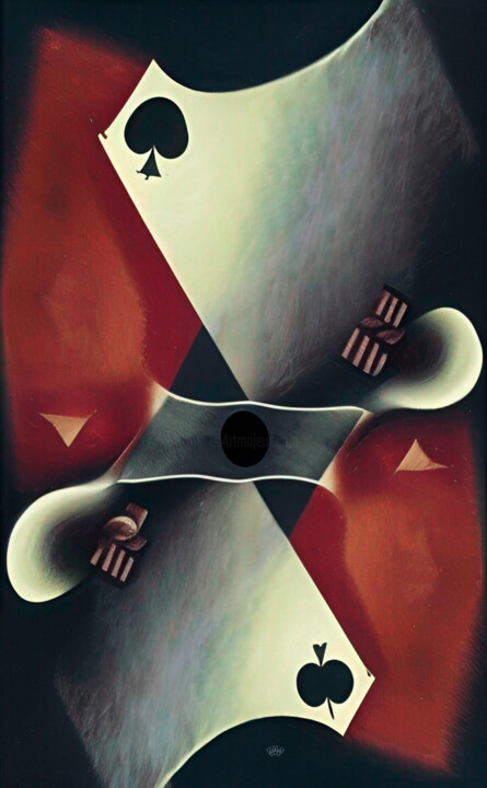 Fourth dimension 绘画, 52.4x31.5 in