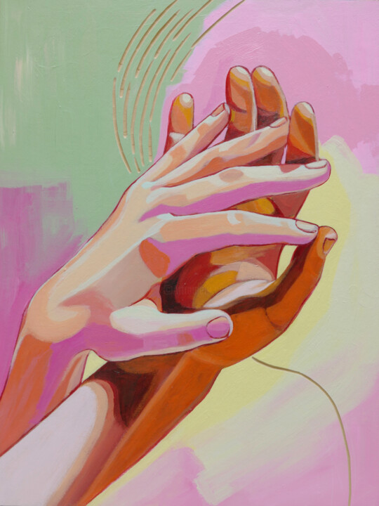 Take my hand 4 绘画, 12x9 in