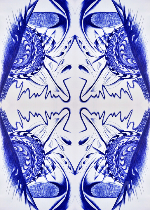 The Magnetism and the Horror of cleavage and death (print) 数字艺术