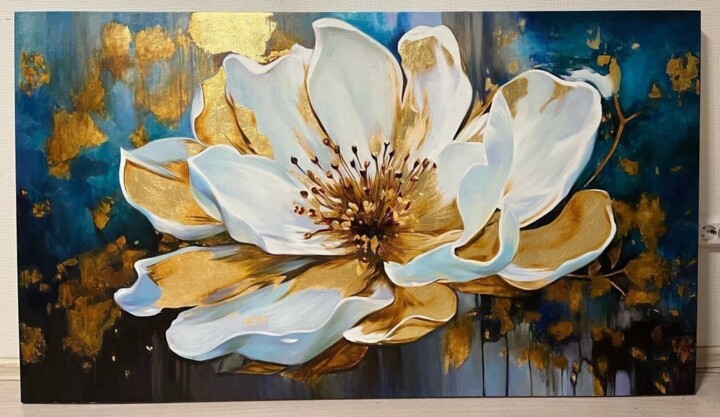Painting titled "Красивая картина ма…" by Evgenia Duvakina, Original Artwork, Oil