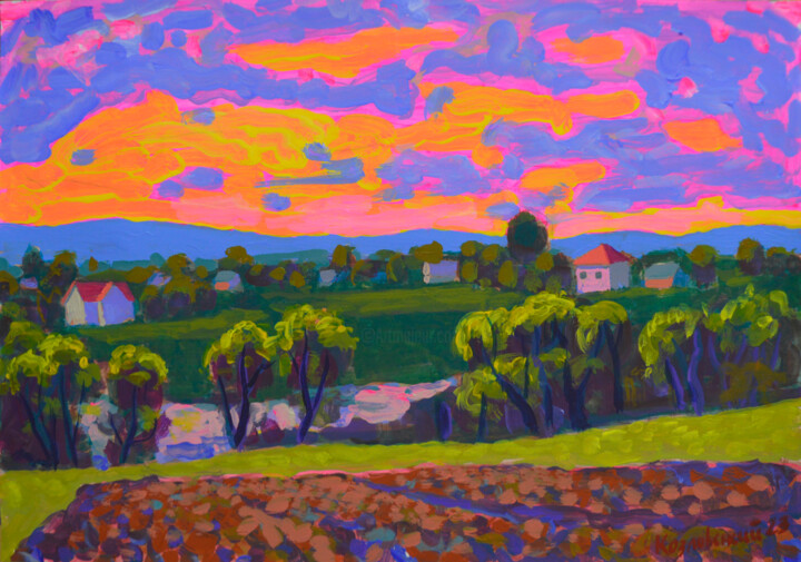 Peinture,  13,8x19,7 in 
