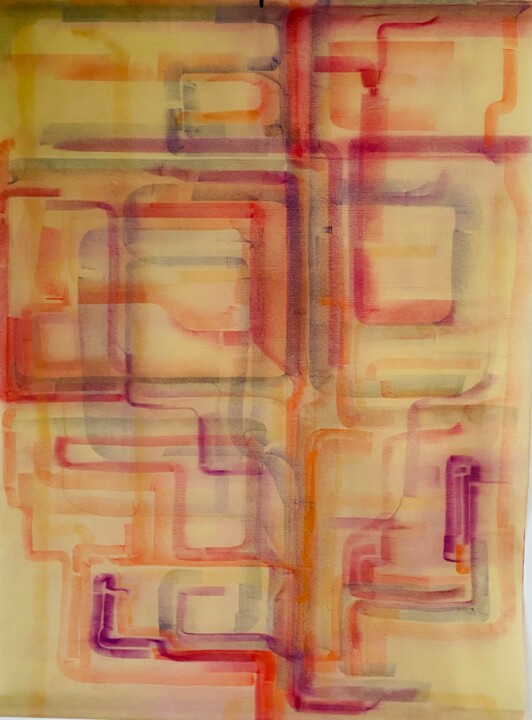 Painting titled "Justine" by Susana Martín Villarrubia, Original Artwork, Wax