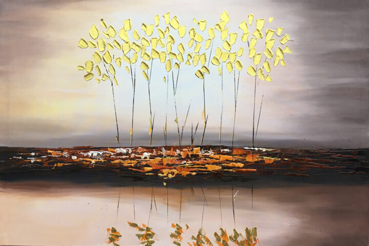 Leaves of Gold 绘画, 40x60 in