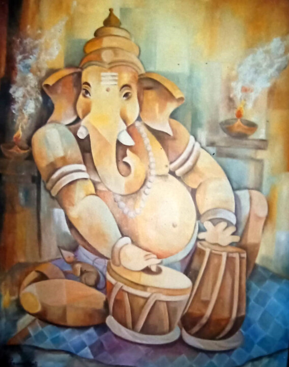 Schilderij,  37x27 in 