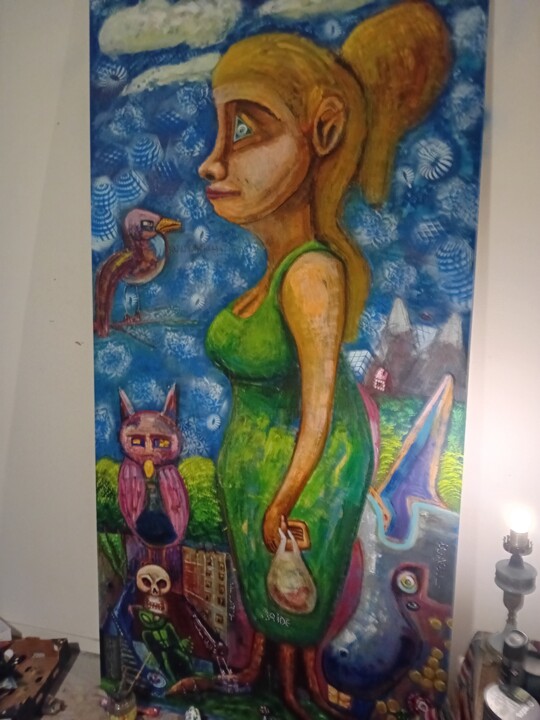 Jade 绘画, 78.7x47.2 in