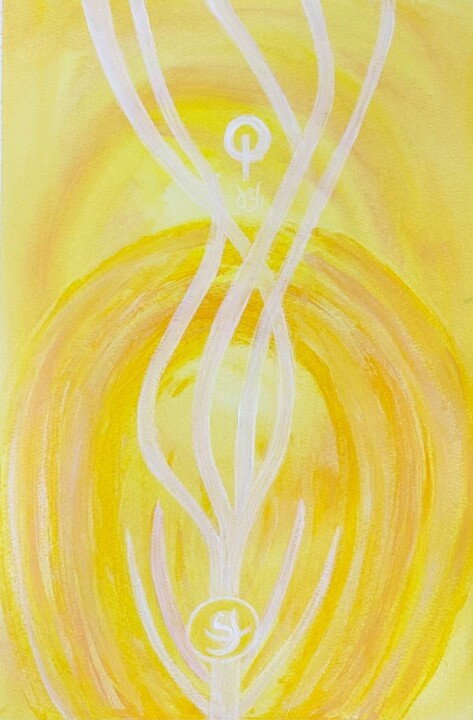 Filling with light 绘画, 15.4x10.6 in