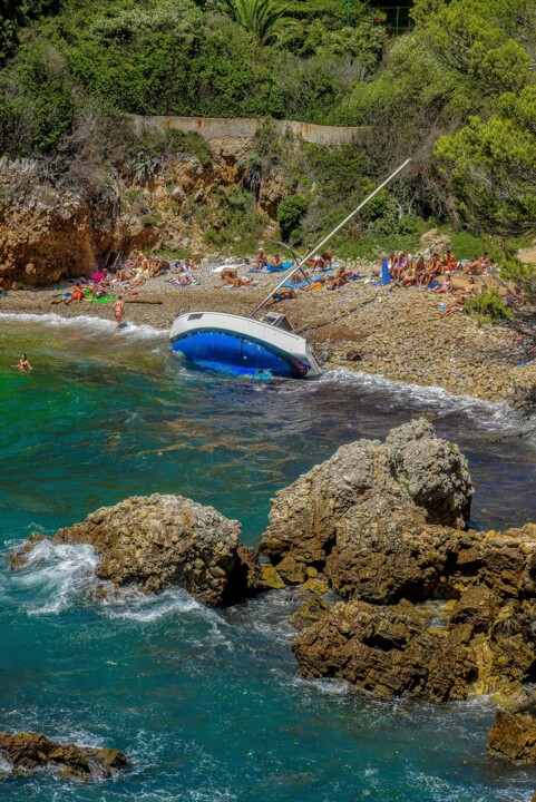 Photographie intitulée "PLAGE" par Frederic Dupuy, Œuvre d'art originale, Photographie numérique