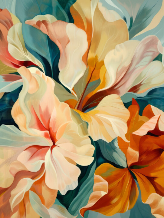 Geometric Abstract Flower 数字艺术