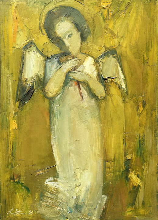 Heavenly Messenger 绘画, 22.8x16.5 in