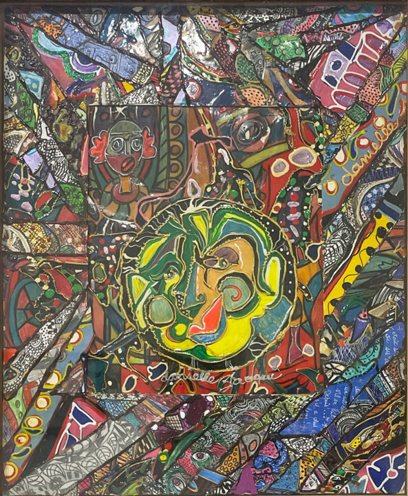 Sans titre 绘画, 19.3x15.4 in