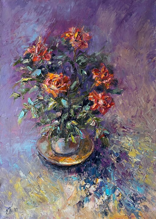 Tea rose Картина, 27,6x19,7 in