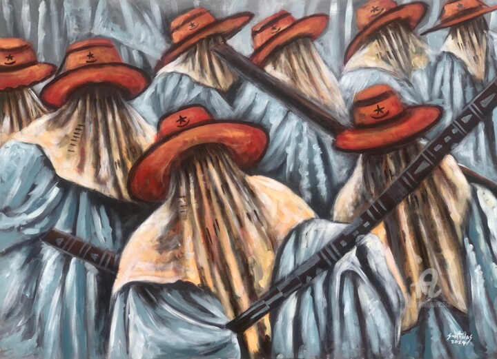 绘画,  32x42 in 