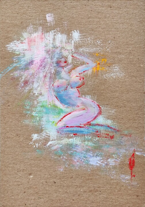 Gabrielle 绘画, 8.3x5.8 in