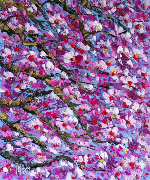 Sakura Dreams 绘画, 23.6x19.7 in