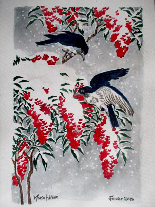 绘画,  12.6x9.5 in 