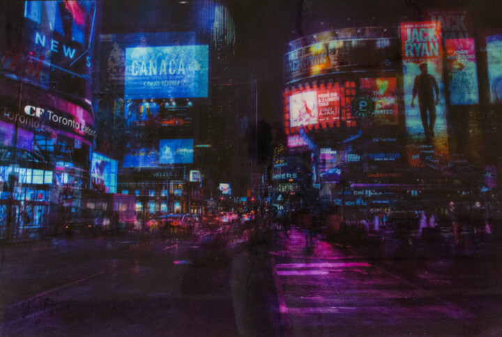 TORONTO,YUONGE-DUNDAS SQ Pittura, 27,2x40,5 in