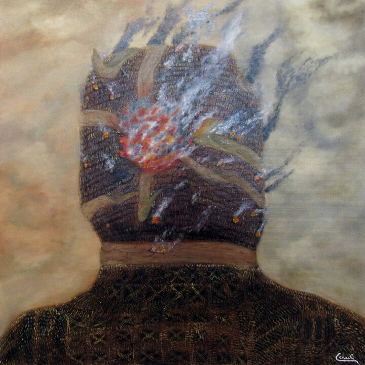绘画,  19.7x19.7 in 