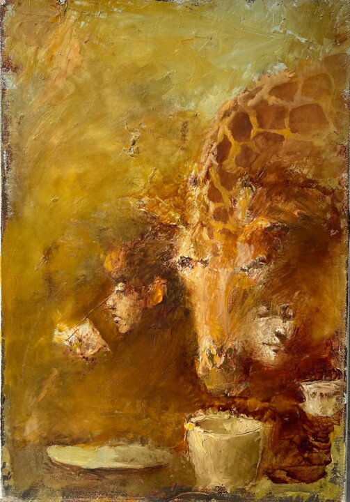 More matedrinking 绘画, 11.8x9.5 in