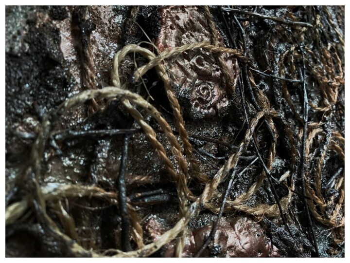 Artwork's surface or texture