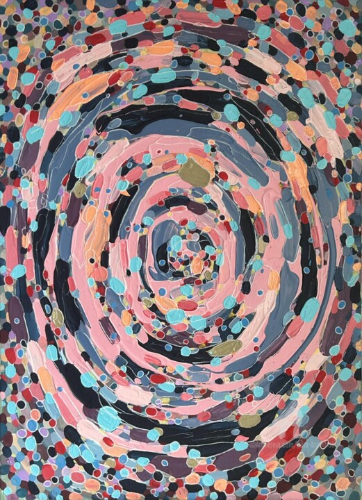 whirly Universe 绘画, 31.5x23.6 in
