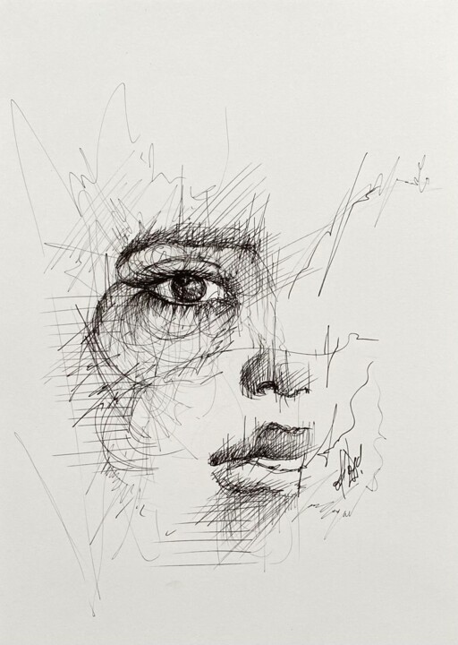 Untitled #22 图画, 12.6x8.9 in