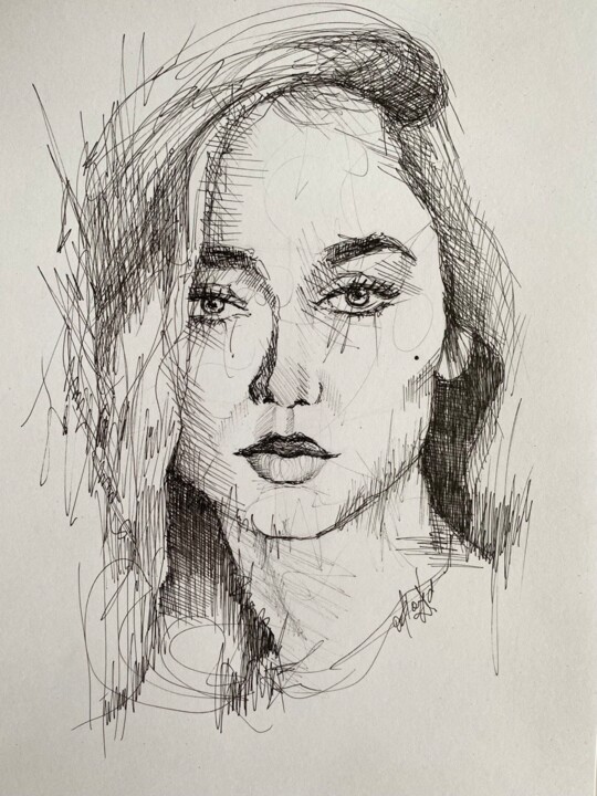 Ana de Armas 图画, 11.7x8.3 in