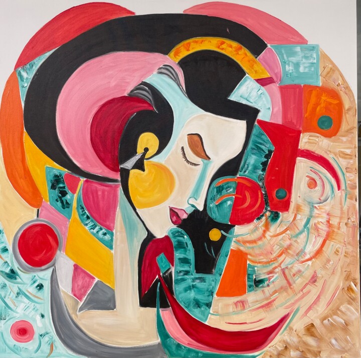 绘画,  35.4x35.4 in 