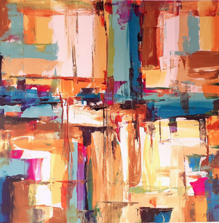 绘画,  36x36 in 