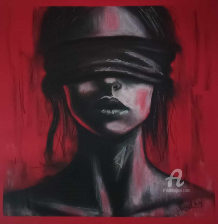 Le bandeau noir 图画, 19.7x19.7 in