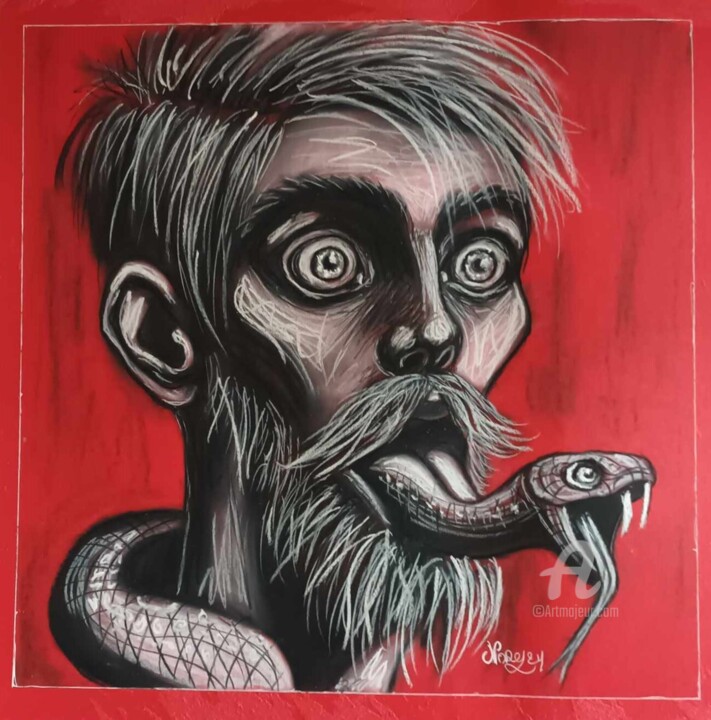 La langue de vipère 图画, 19.7x19.7 in