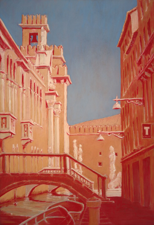 Arsenal, Venise 绘画, 31.5x21.7 in
