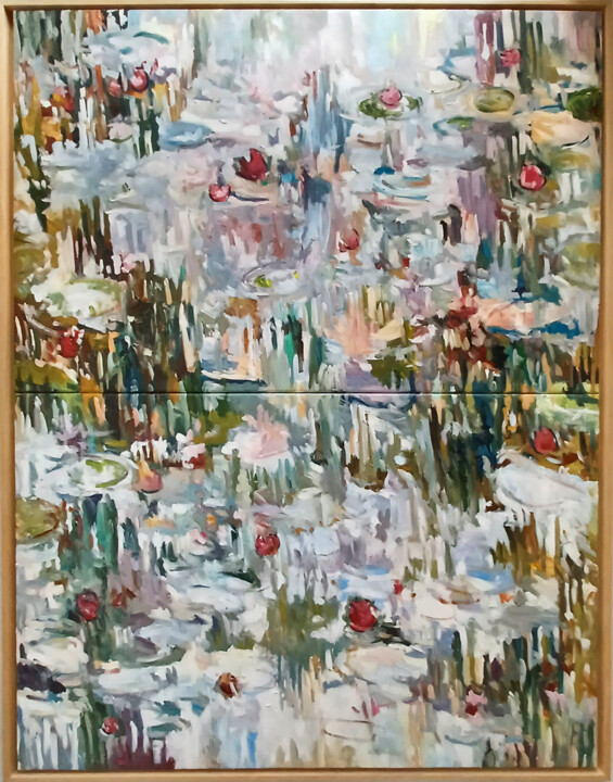 Seerosen Malarstwo, 63x47,2 in