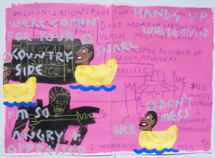 AMORITE HUNT 绘画, 23.2x33.1 in