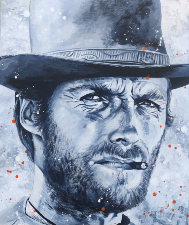 The man with no name 绘画, 21.7x18.1 in