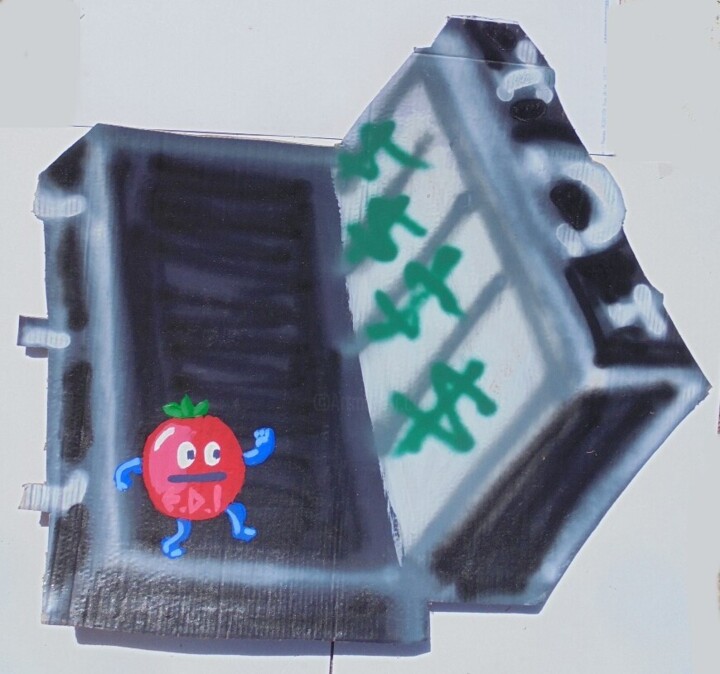DOLLAR SQUALOR 绘画, 35.4x36.2 in