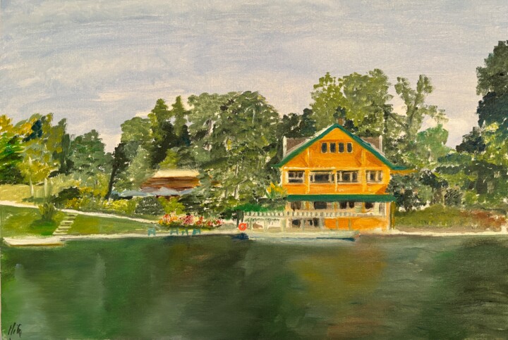 Le Chalet des îles Картина, 11,8x15,8 in
