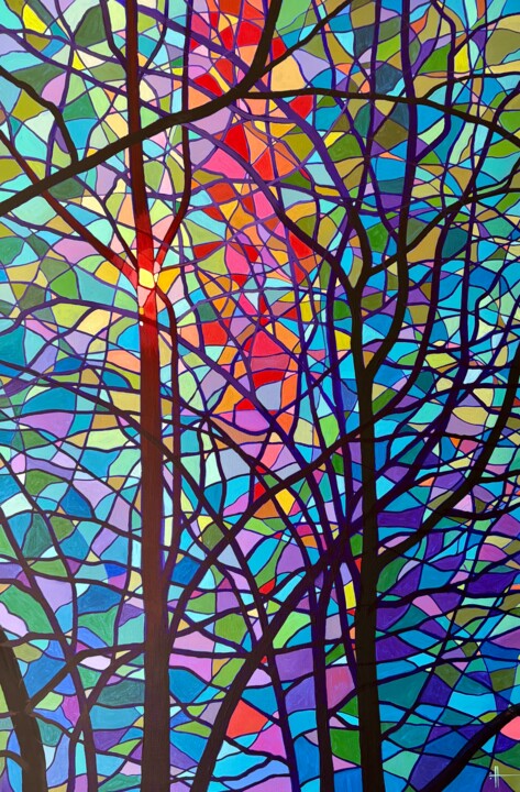 Forest Cathedral Картина, 36x24 in