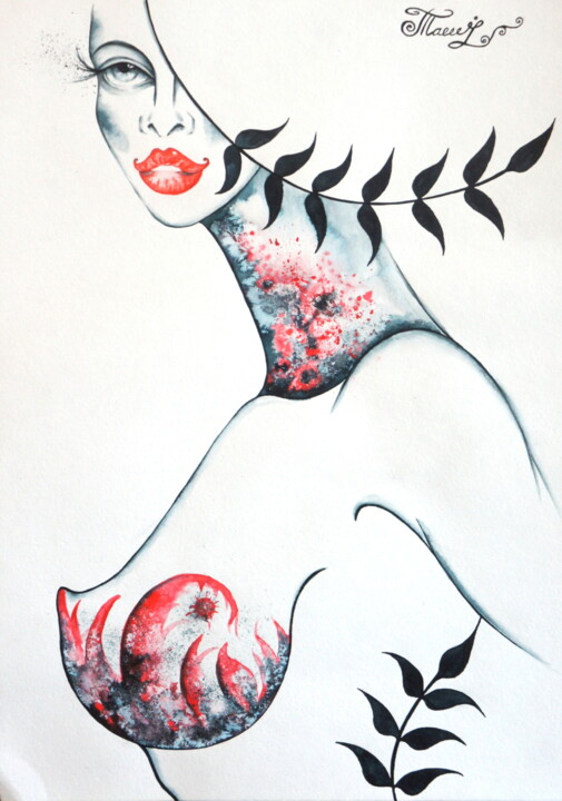 Alda 绘画, 16.9x11.8 in