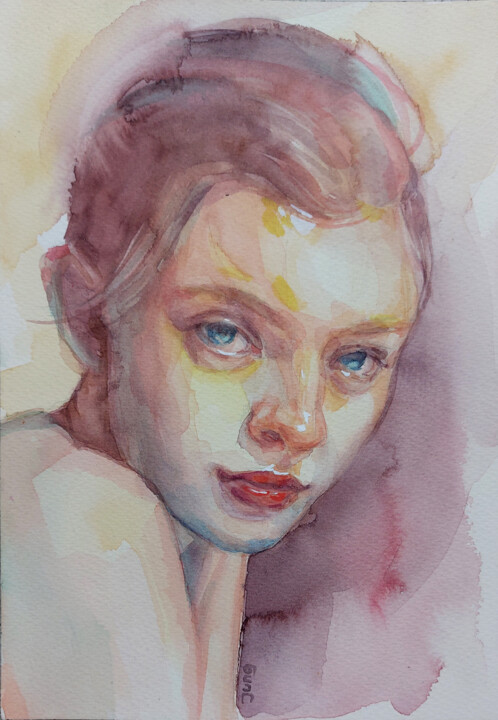 绘画,  10.2x7.1 in 