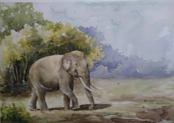 绘画,  11x15 in 