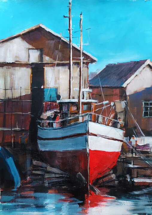 Pittura,  17,7x12,6 in 
