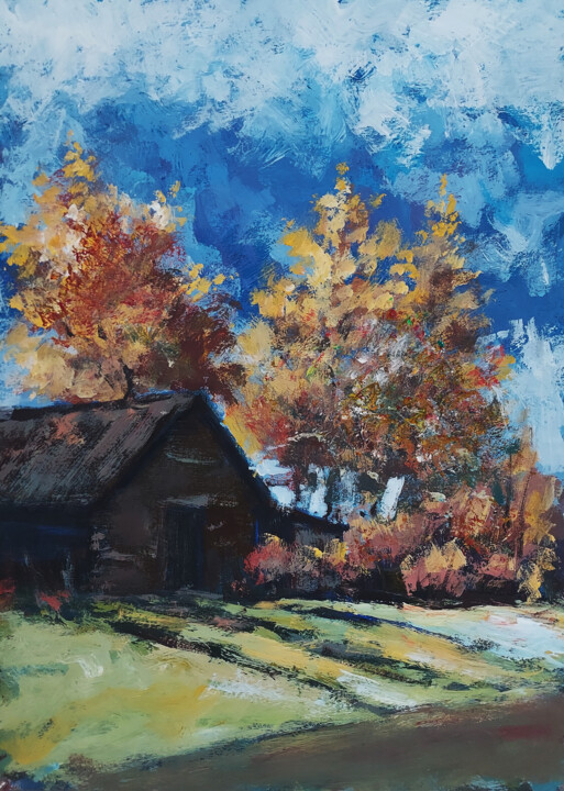 绘画,  17.7x12.6 in 